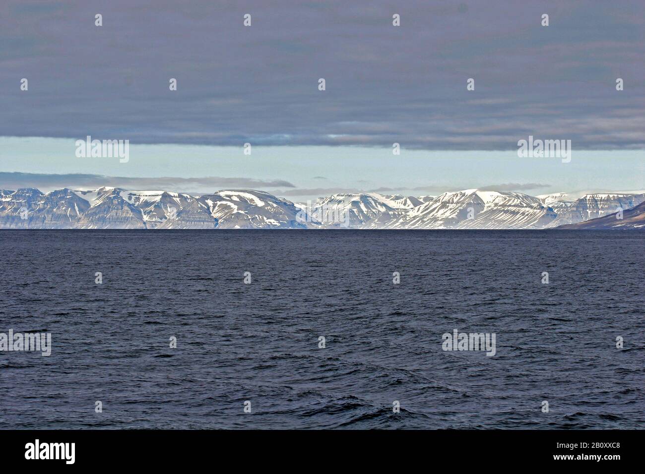 coast of Svalbard, Norway, Svalbard, Svalbard Inseln, Longyearbyen Stock Photo