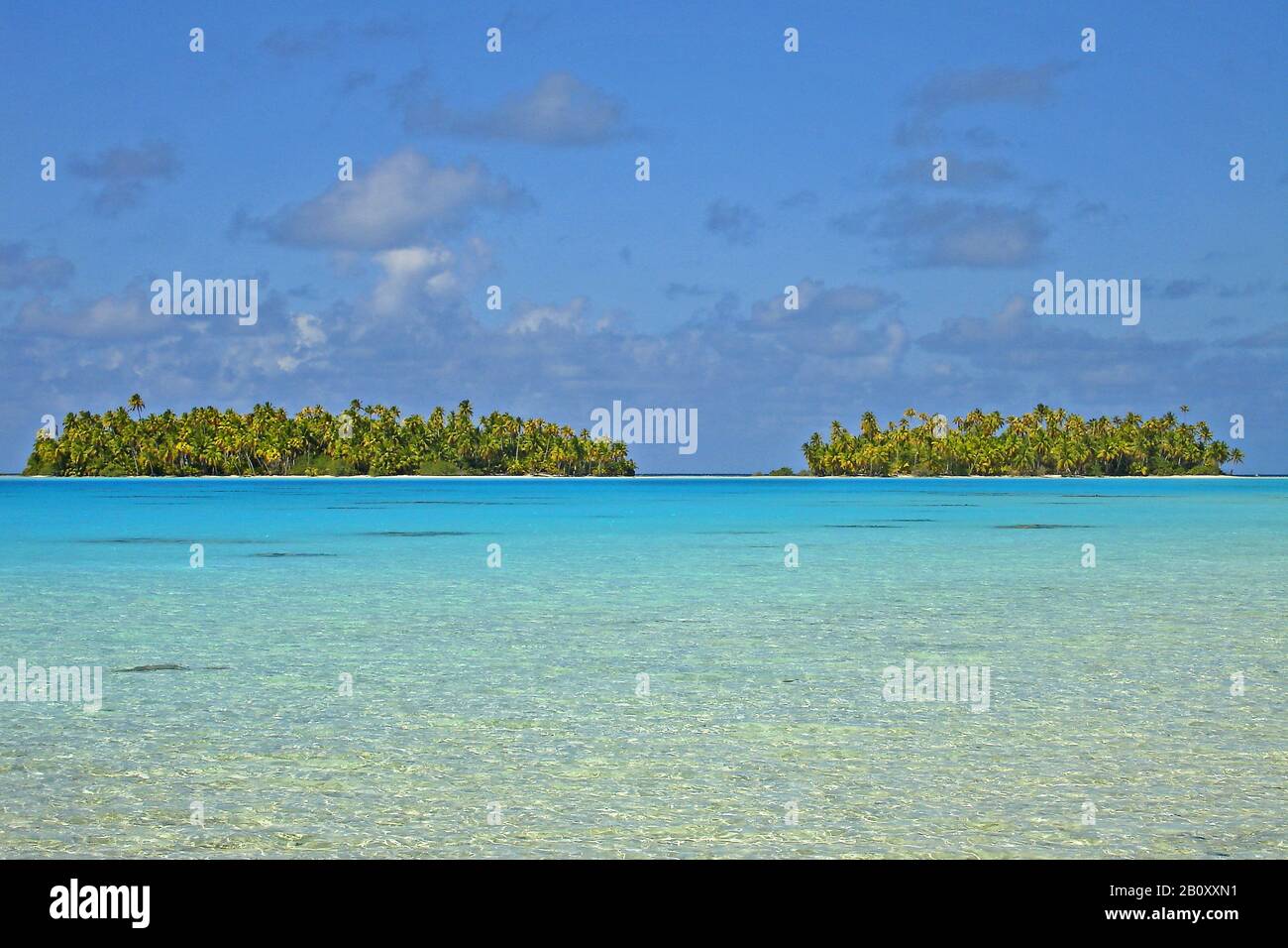 Rangiroa Atoll, Polynesia, Rangiroa Tuamotu Islands, Tuamotu Stock Photo