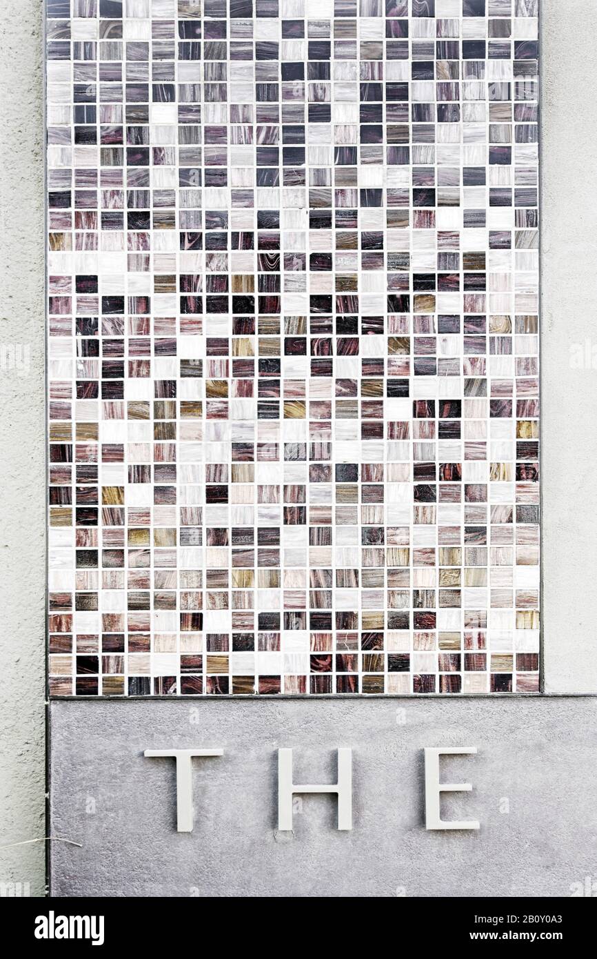 Tile mosaic, Dubai, United Arab Emirates Stock Photo Alamy