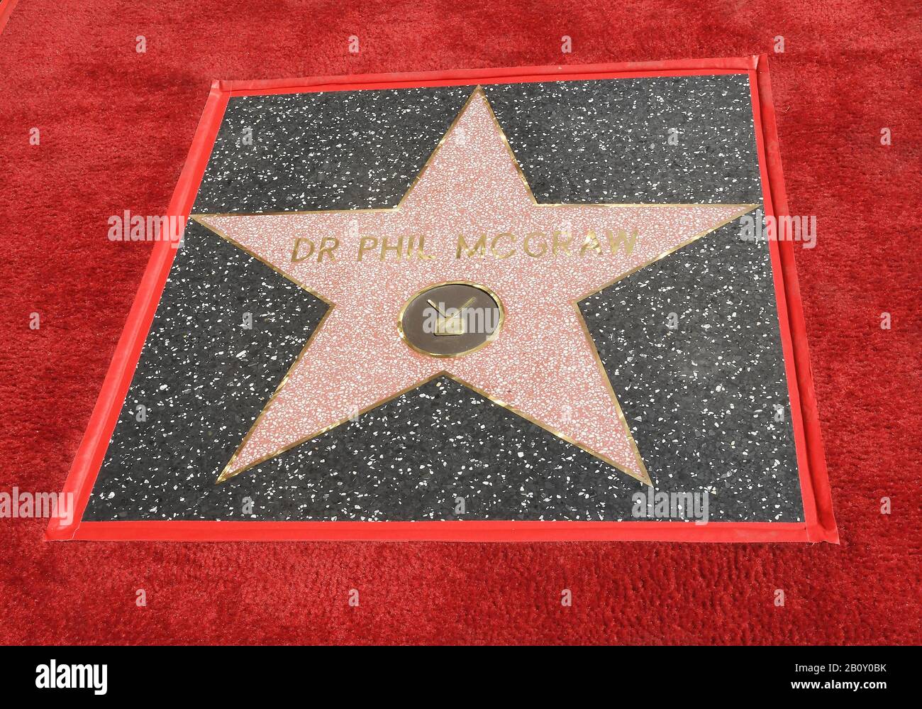 Dr. Phil McGraw Honored With Star On The Hollywood Walk Of Fame Ceremony held in front of the Eastown Development in Hollywood, CA on Friday, February 21, 2020 (Photo By Sthanlee B. Mirador/Sipa USA) Stock Photo