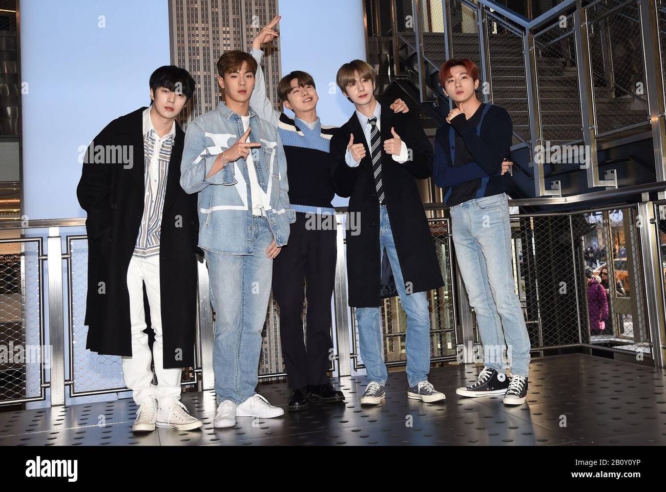 New York, NY, USA. 21st Feb, 2020. Monsta X at a public appearance for ...