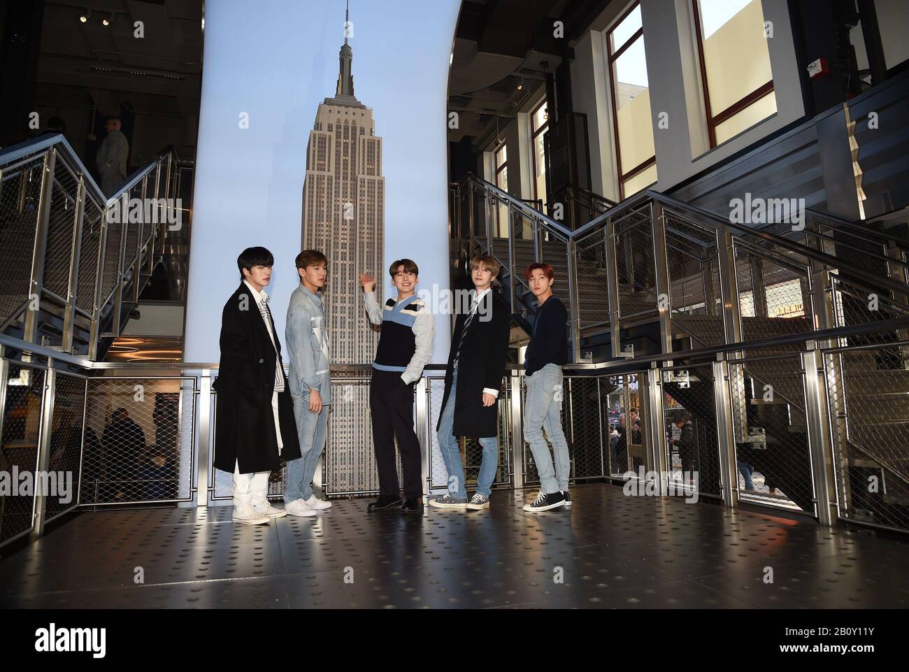 Monsta x visit empire state building hi-res stock photography and images -  Alamy