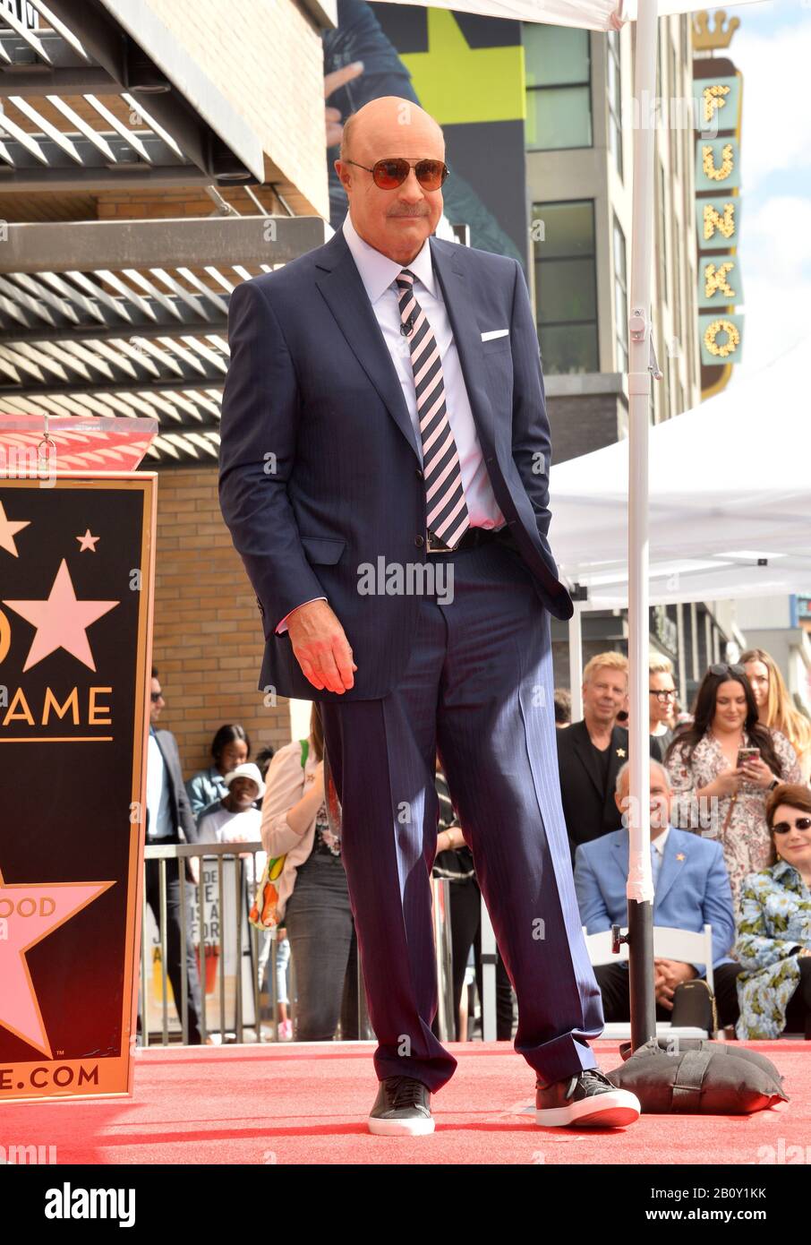 Los Angeles, USA. 21st Feb, 2020. LOS ANGELES, CA. February 21, 2020: Dr. Phil McGraw at the Hollywood Walk of Fame Star Ceremony honoring Dr Phil McGraw. Pictures Credit: Paul Smith/Alamy Live News Stock Photo