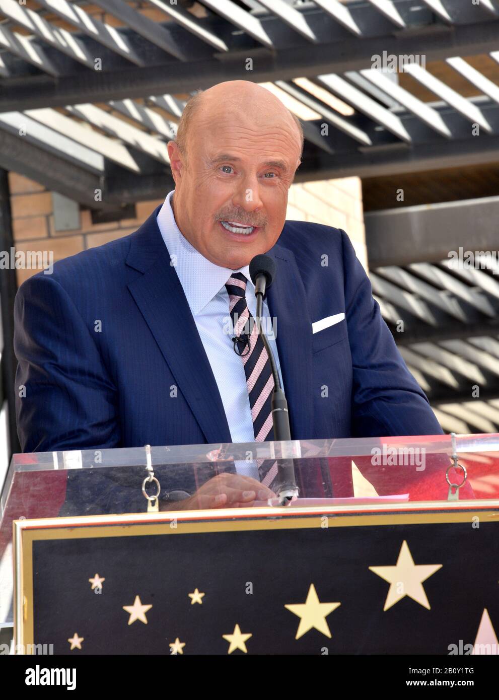 Los Angeles, USA. 21st Feb, 2020. LOS ANGELES, CA. February 21, 2020: Dr. Phil McGraw at the Hollywood Walk of Fame Star Ceremony honoring Dr Phil McGraw. Pictures Credit: Paul Smith/Alamy Live News Stock Photo