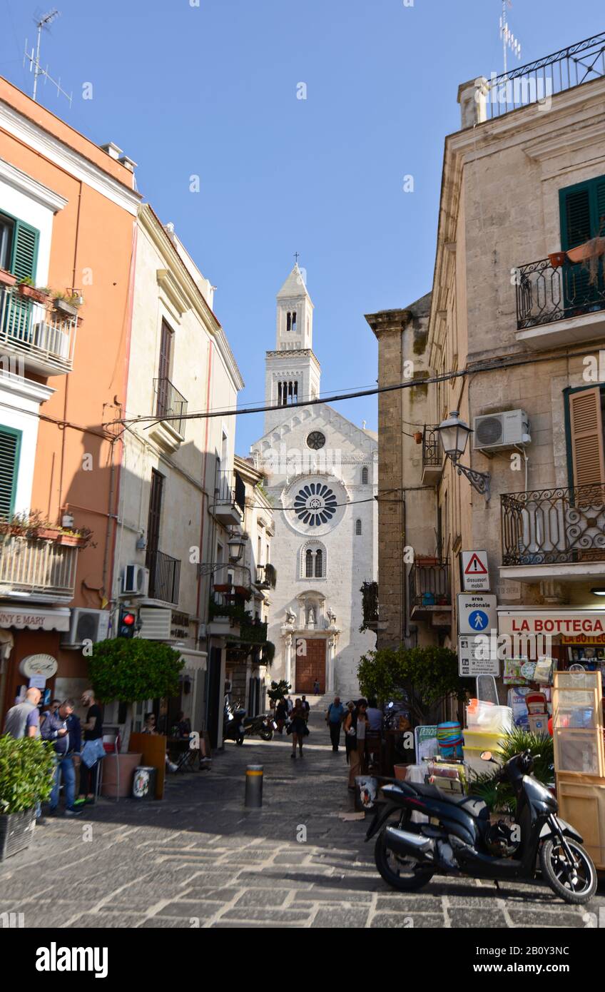 Bari Old Town (Citta Vecchia), Italy Stock Photo