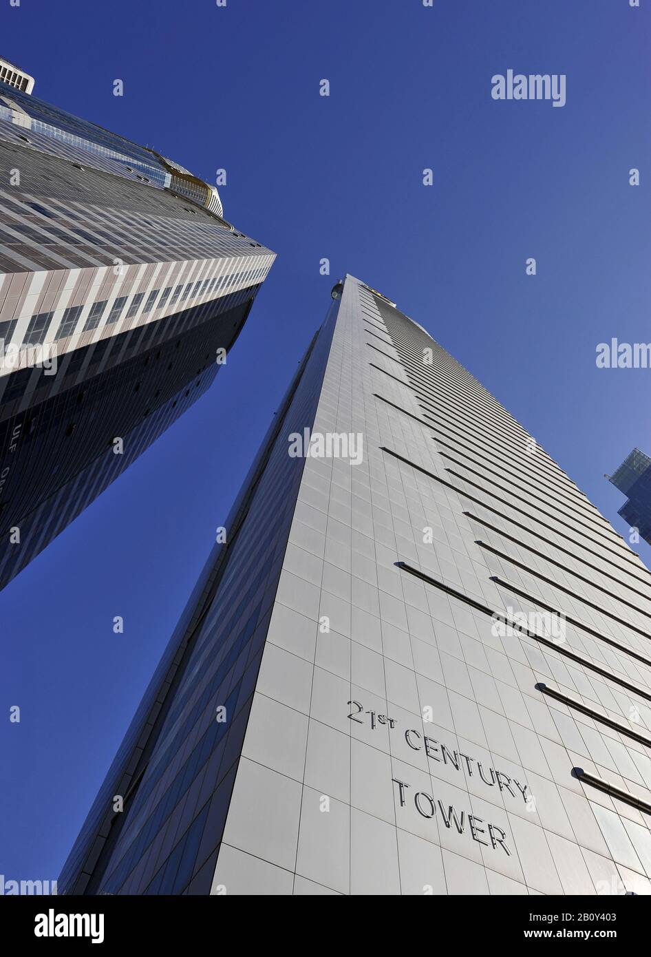 21st Century Tower Dubai With A Uniquely Futuristic Facade Lighting,