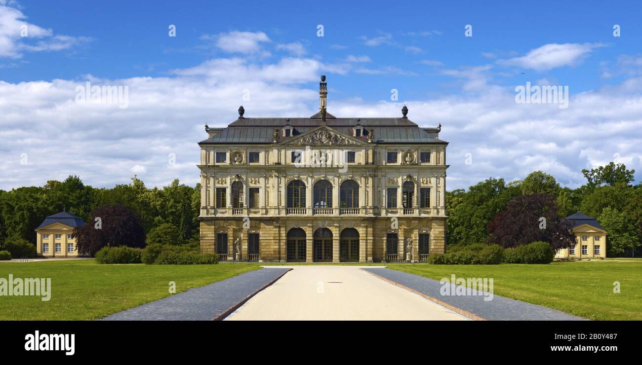 Palais im Großer Garten, Dresden, Saxony, Germany, Stock Photo
