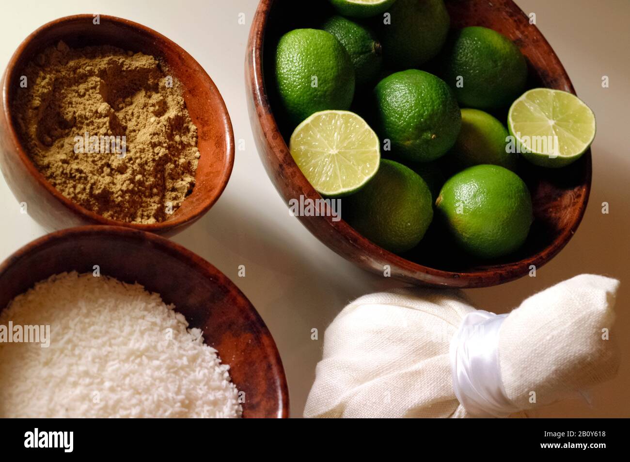Utensils for Ayurveda massage Stock Photo Alamy
