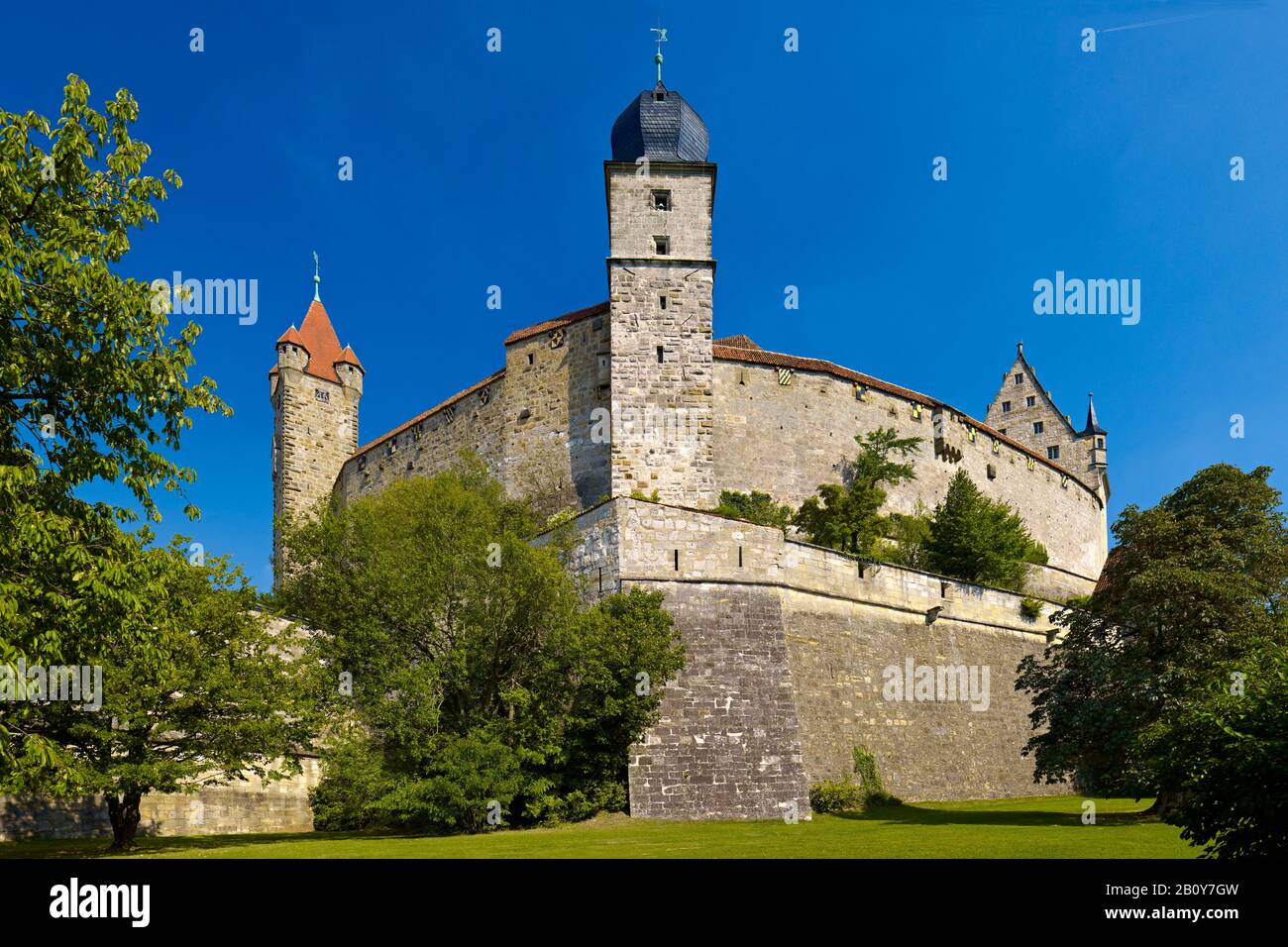 Veste Coburg, Upper Franconia, Bavaria, Germany, Stock Photo