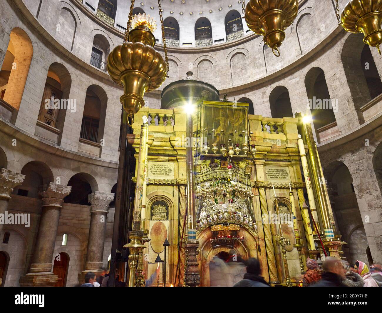 Tomb Of Christ In The Church Of The Holy Sepulcher In Jerusalem Israel 