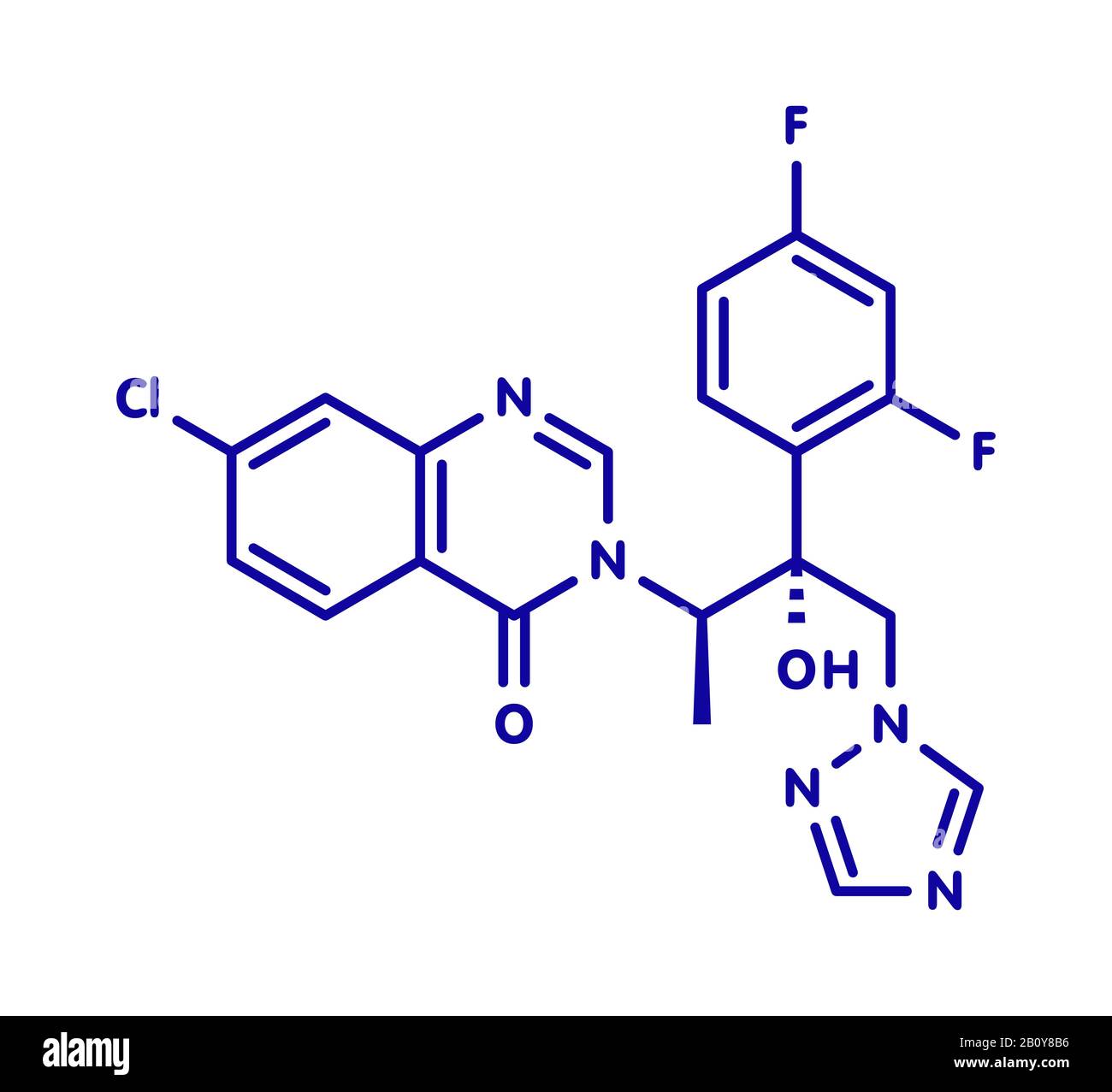 Albaconazole antifungal drug molecule, illustration Stock Photo Alamy