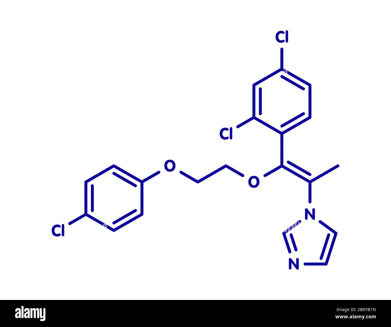 Omoconazole antifungal drug molecule, illustration Stock Photo Alamy
