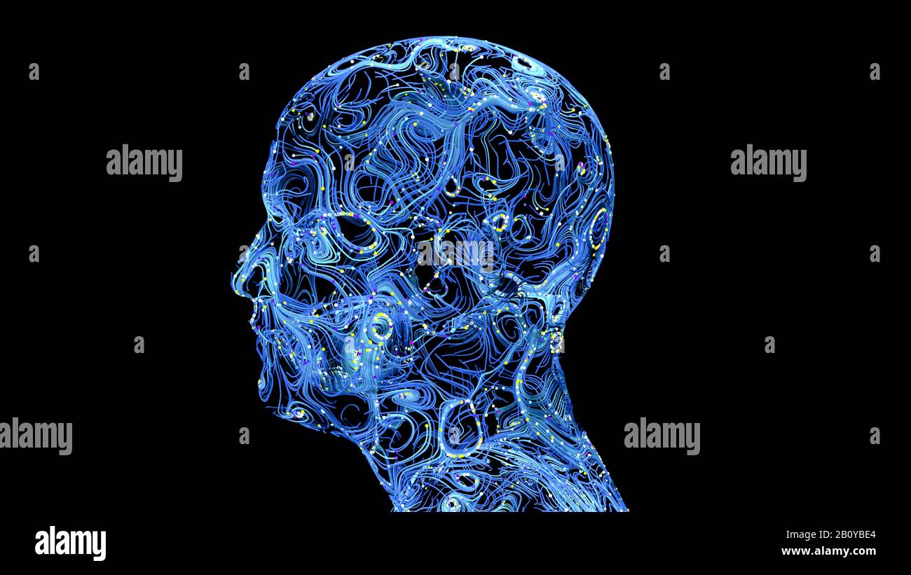 Artificial intelligence, conceptual illustration Stock Photo