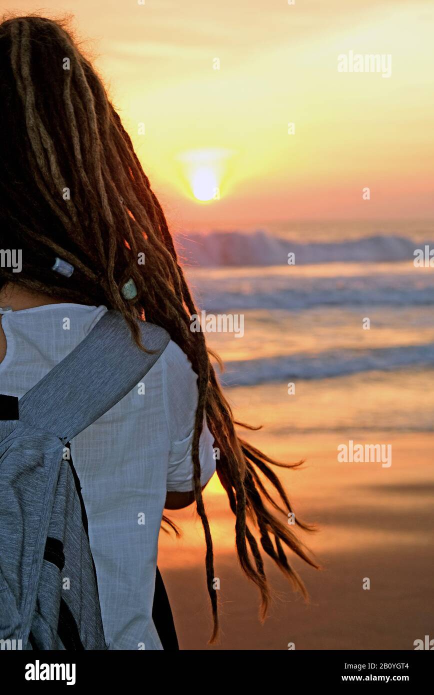 Girl with dreadlocks hi-res stock photography and images - Alamy