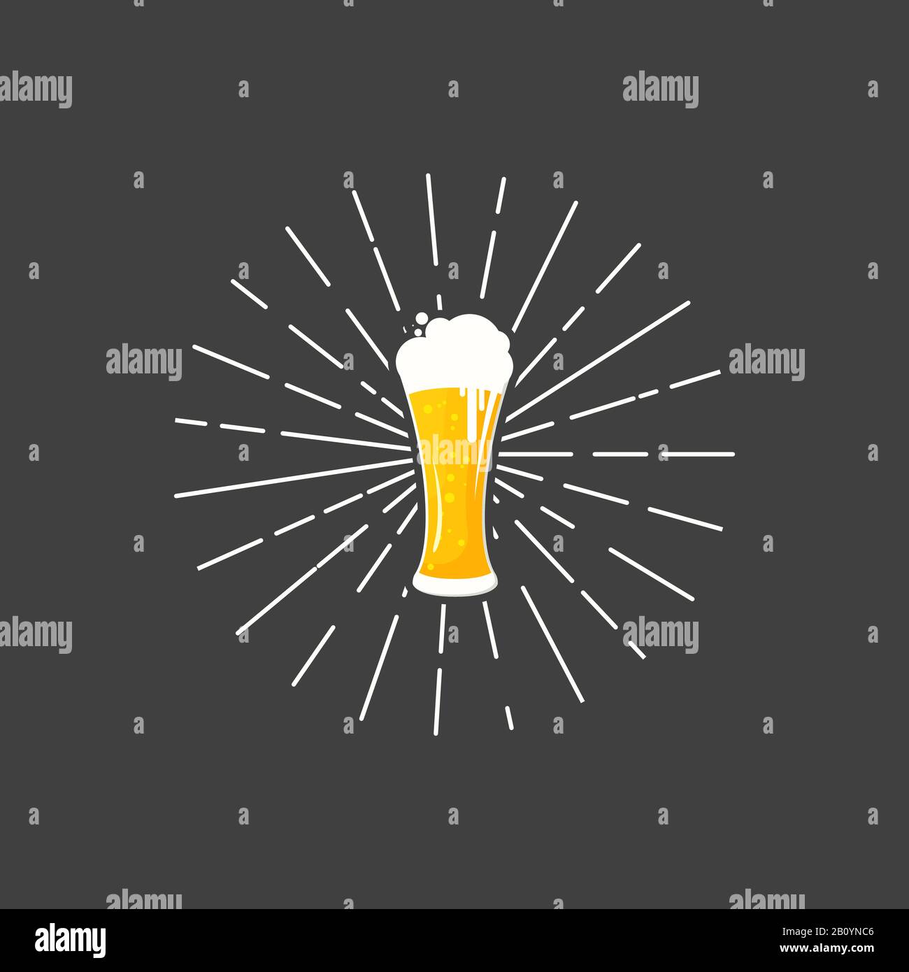 Beer craft vector illustration design template Stock Vector Image & Art Alamy