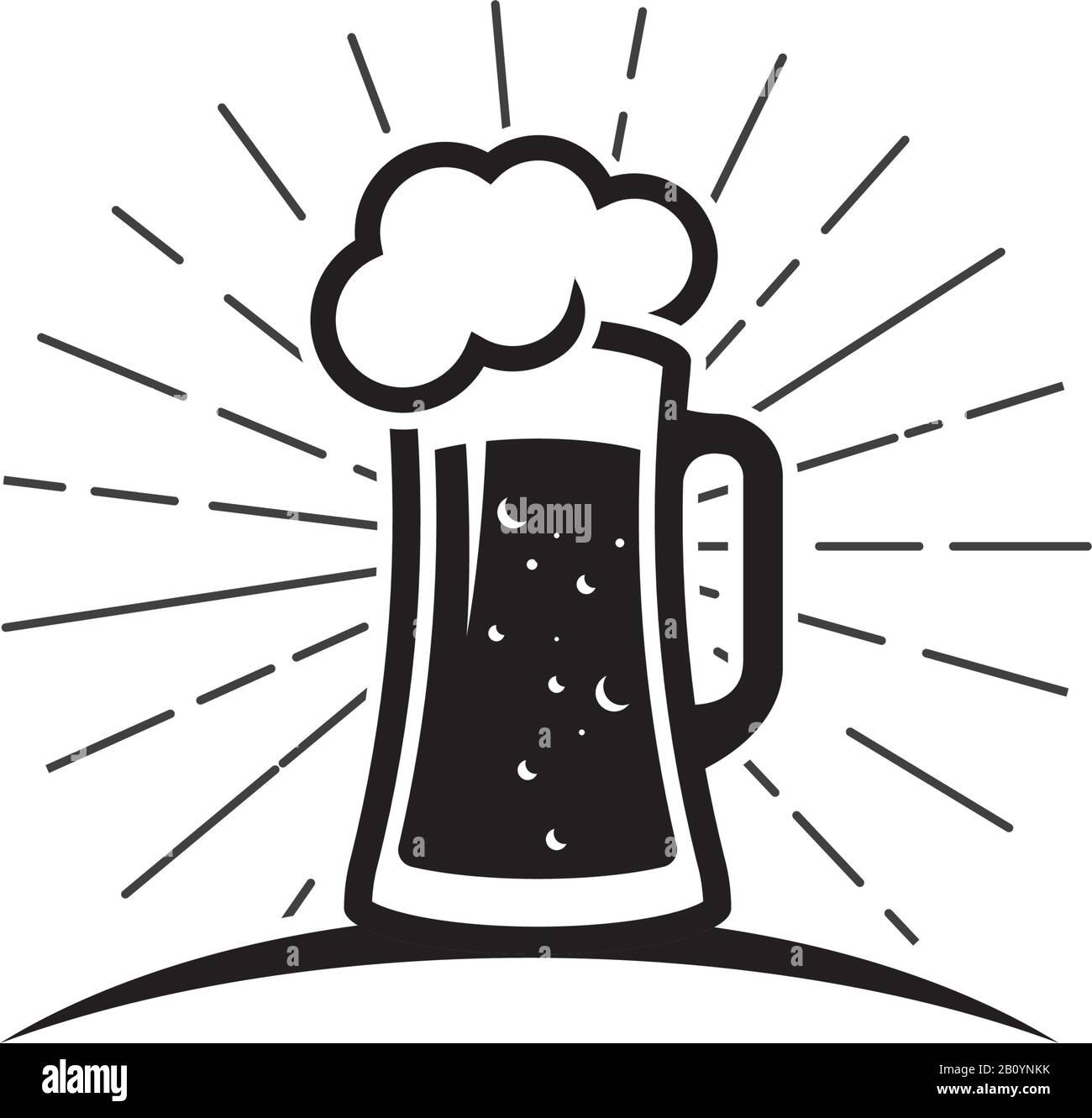 Beer craft vector illustration design template Stock Vector Image & Art Alamy