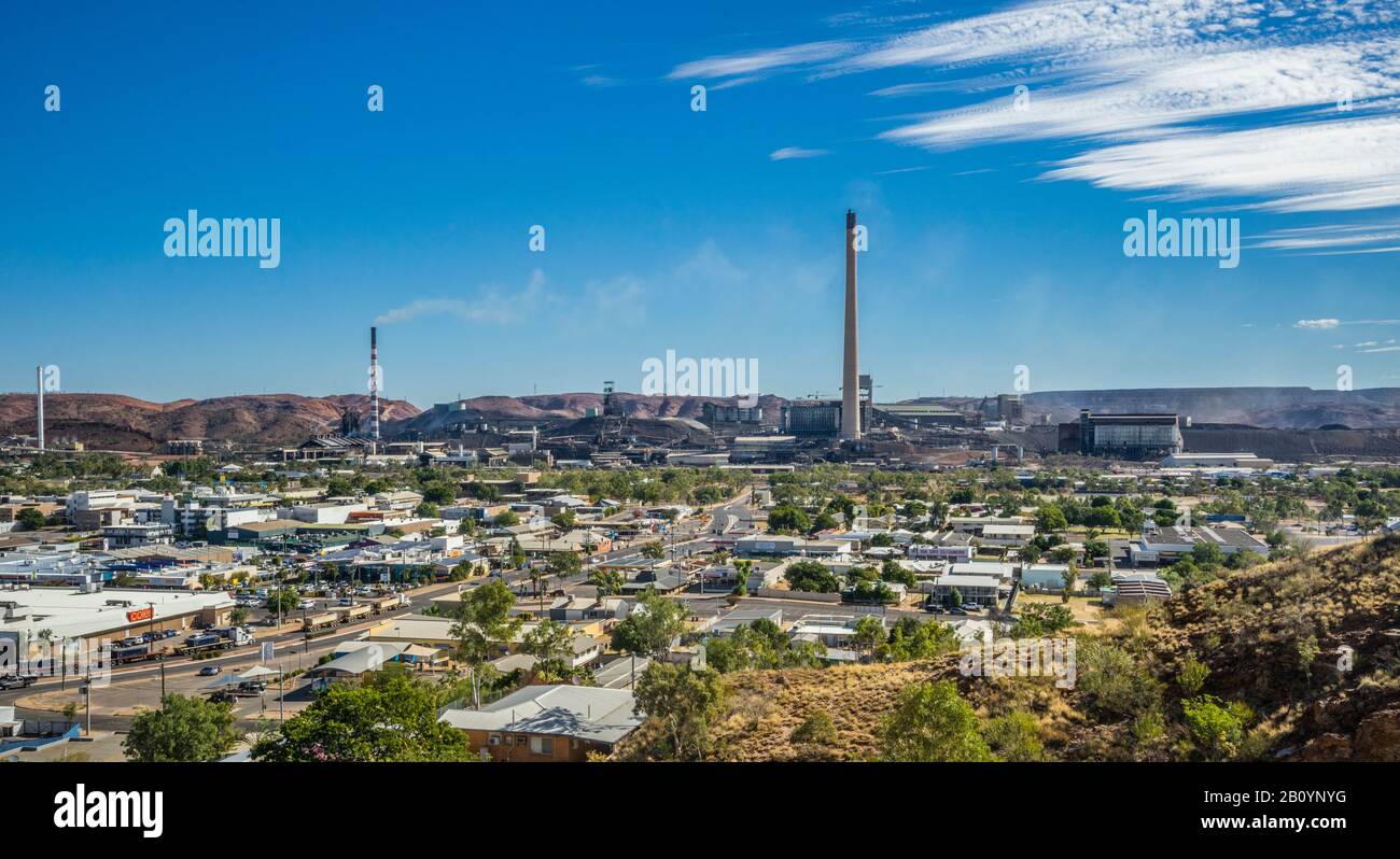 view of the mining town Mount Isa from Mount Isa Lookout, Gulf Country