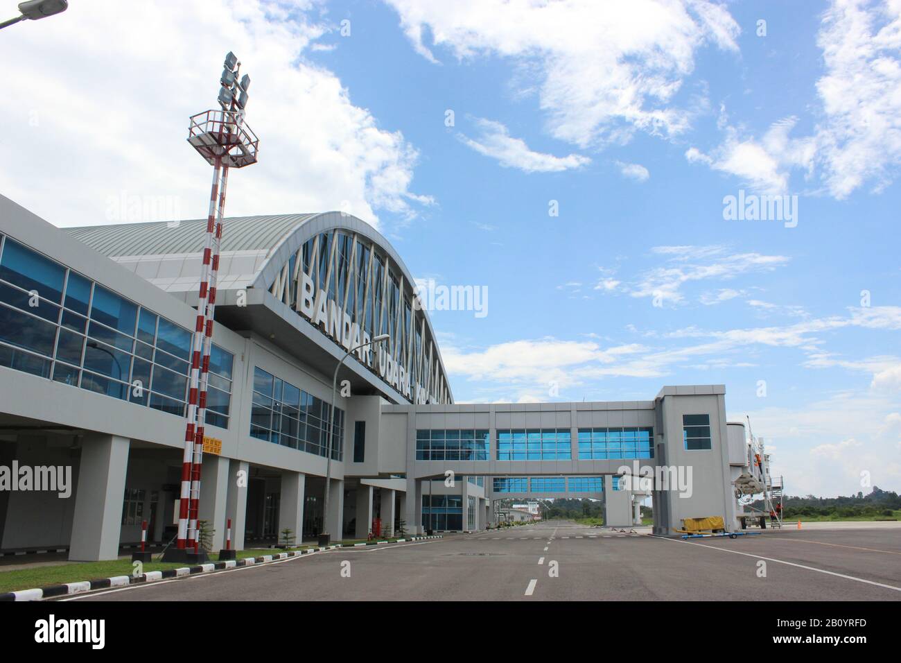 Kalimarau Airport, Berau Stock Photo