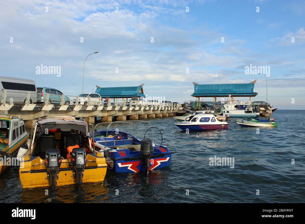 Tanjung Batu Port, East Kalimantan Stock Photo
