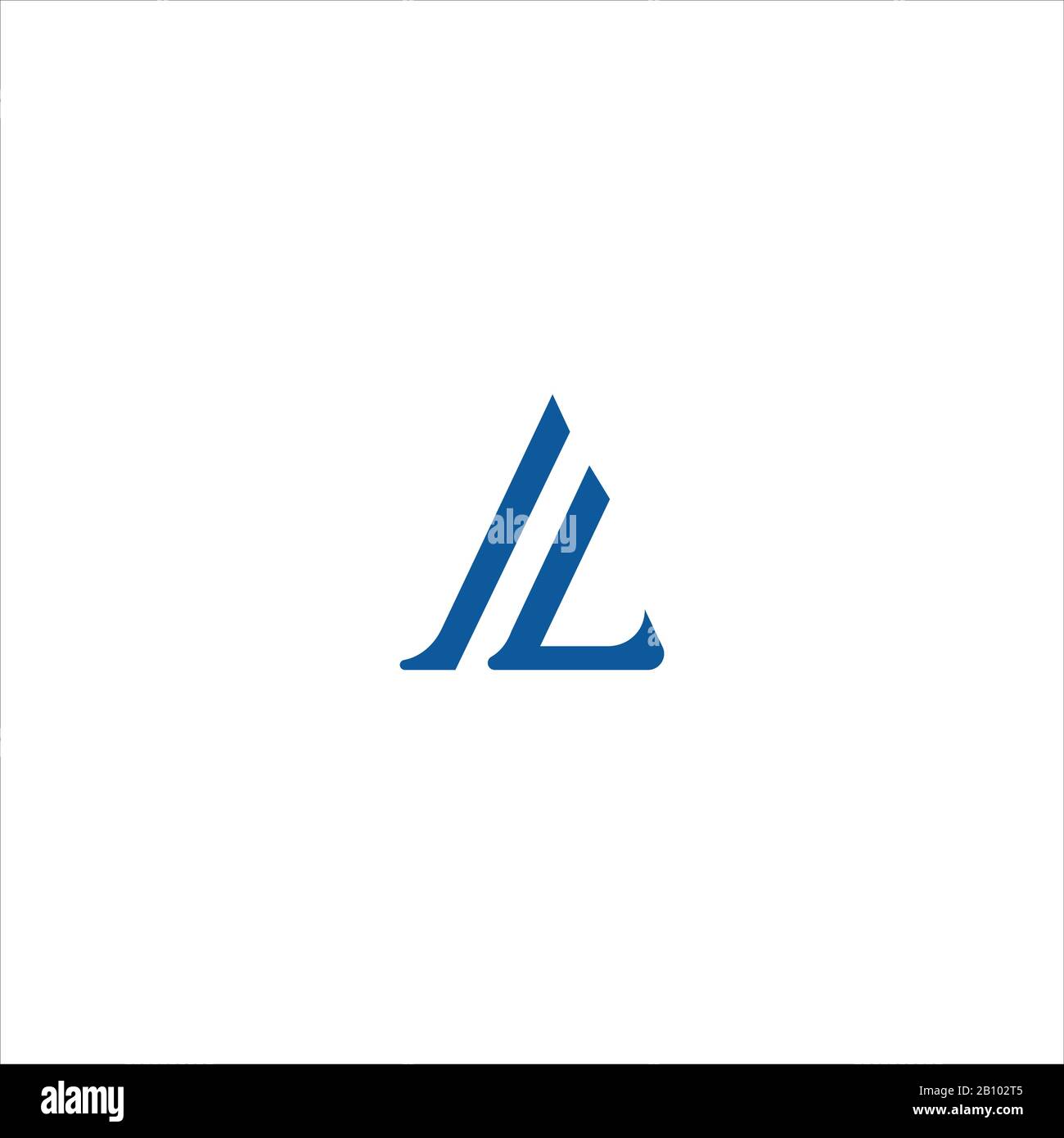 Initial letter al or la logo design template Stock Vector Image & Art ...