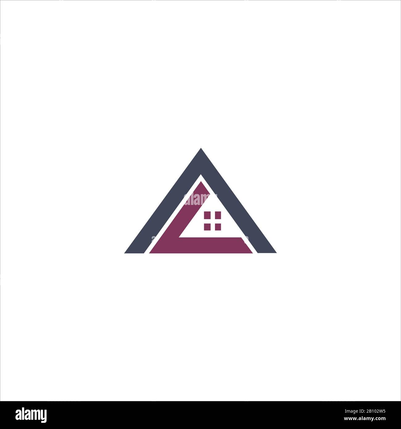 Initial letter al or la logo design template Stock Vector