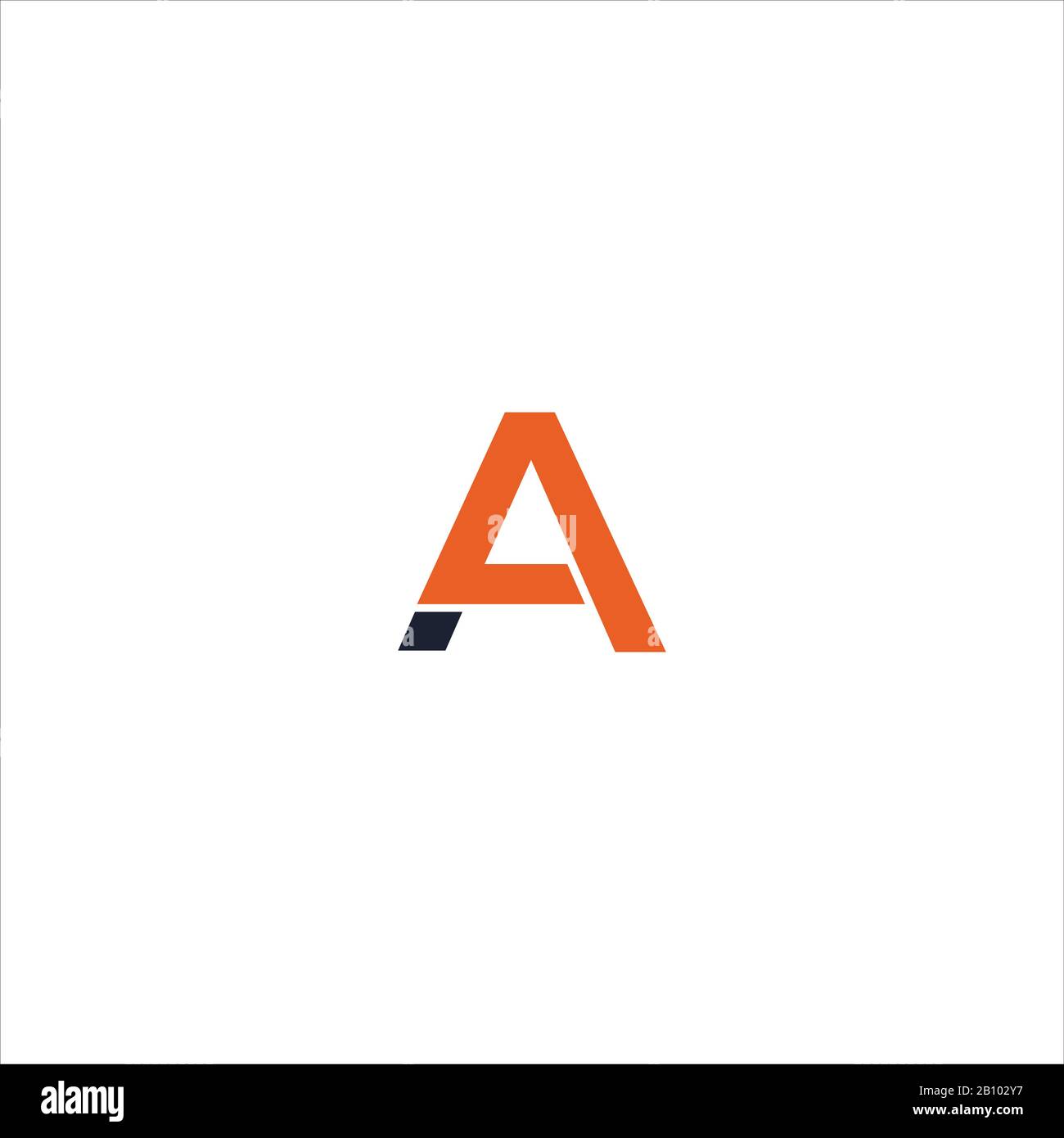 Initial letter al or la logo design template Stock Vector