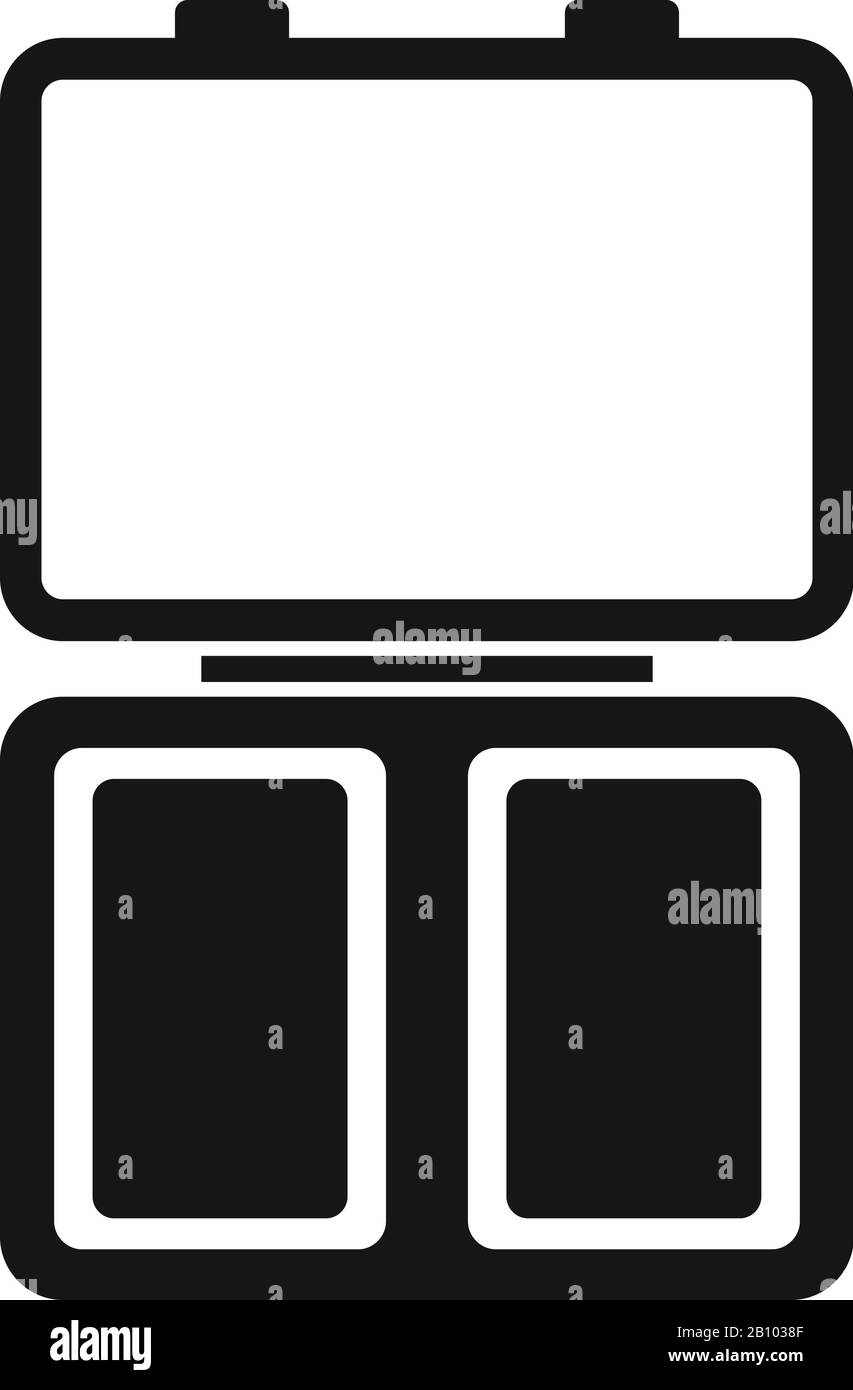Food container icon. Simple illustration of food container vector icon ...
