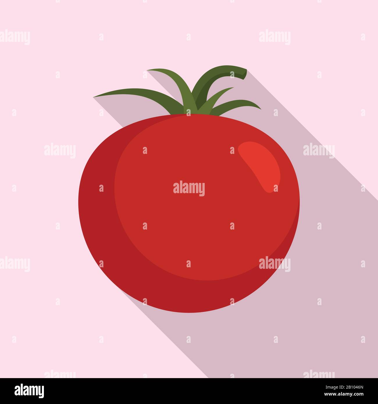 Cherry tomato icon. Flat illustration of cherry tomato vector icon for ...