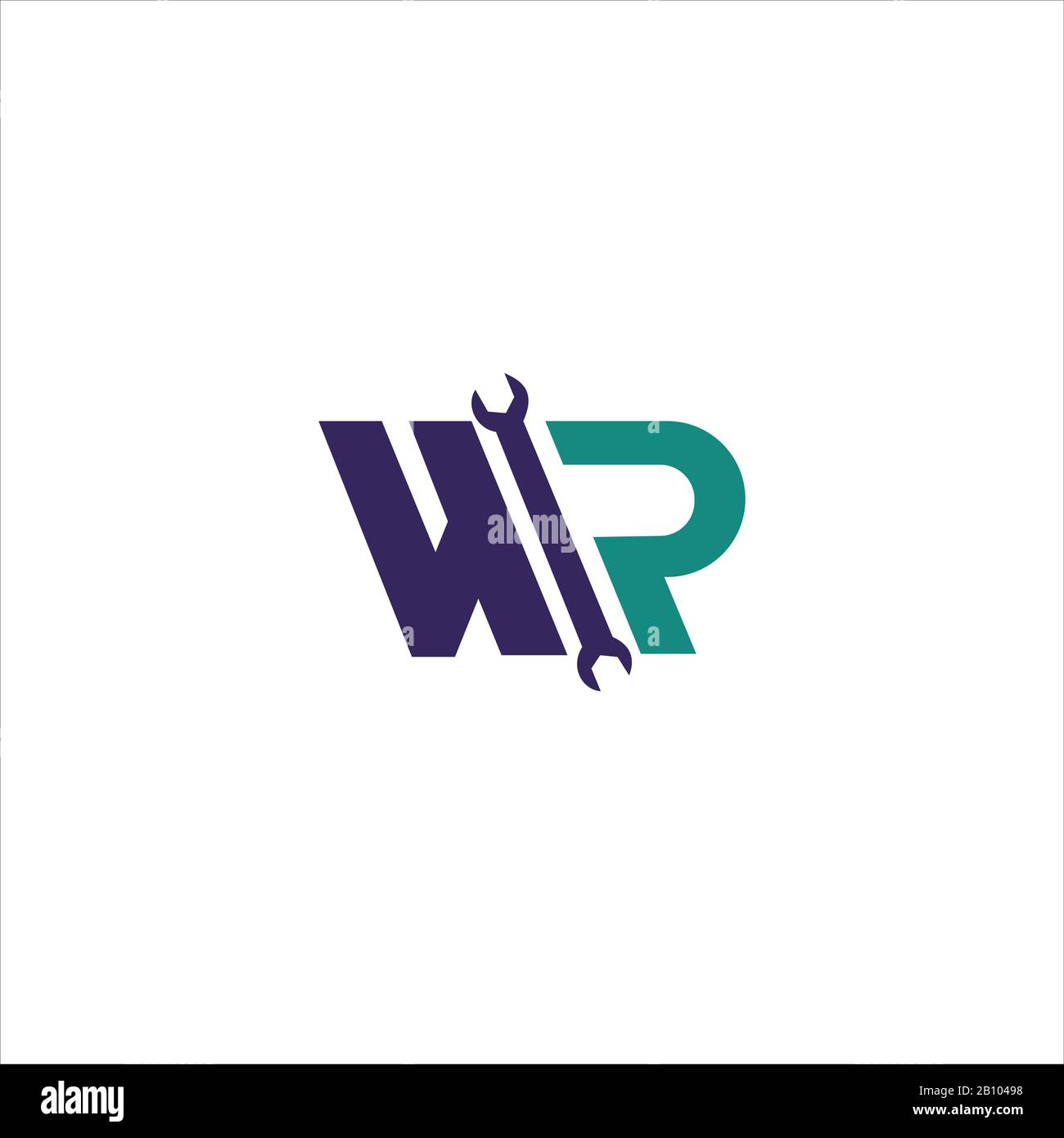 Initial letter wr or rw logo design template Stock Vector Image & Art ...