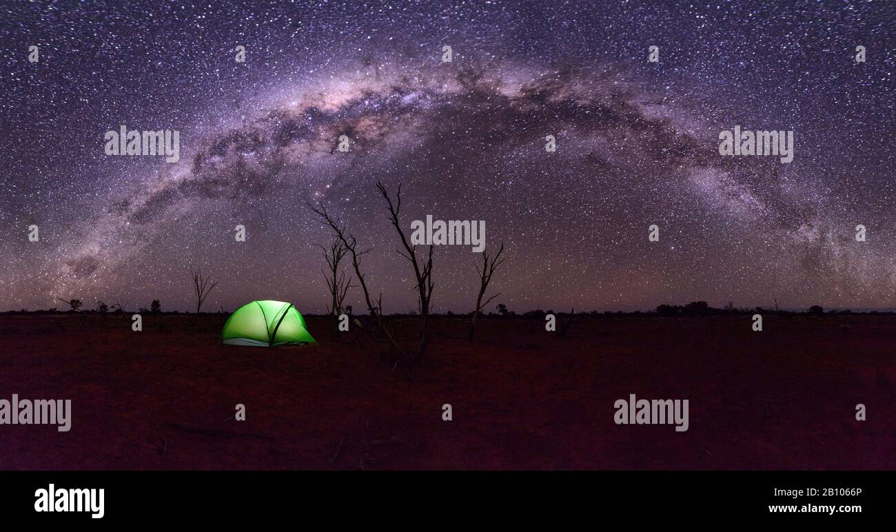 Camping In Australia Stock Photo Alamy