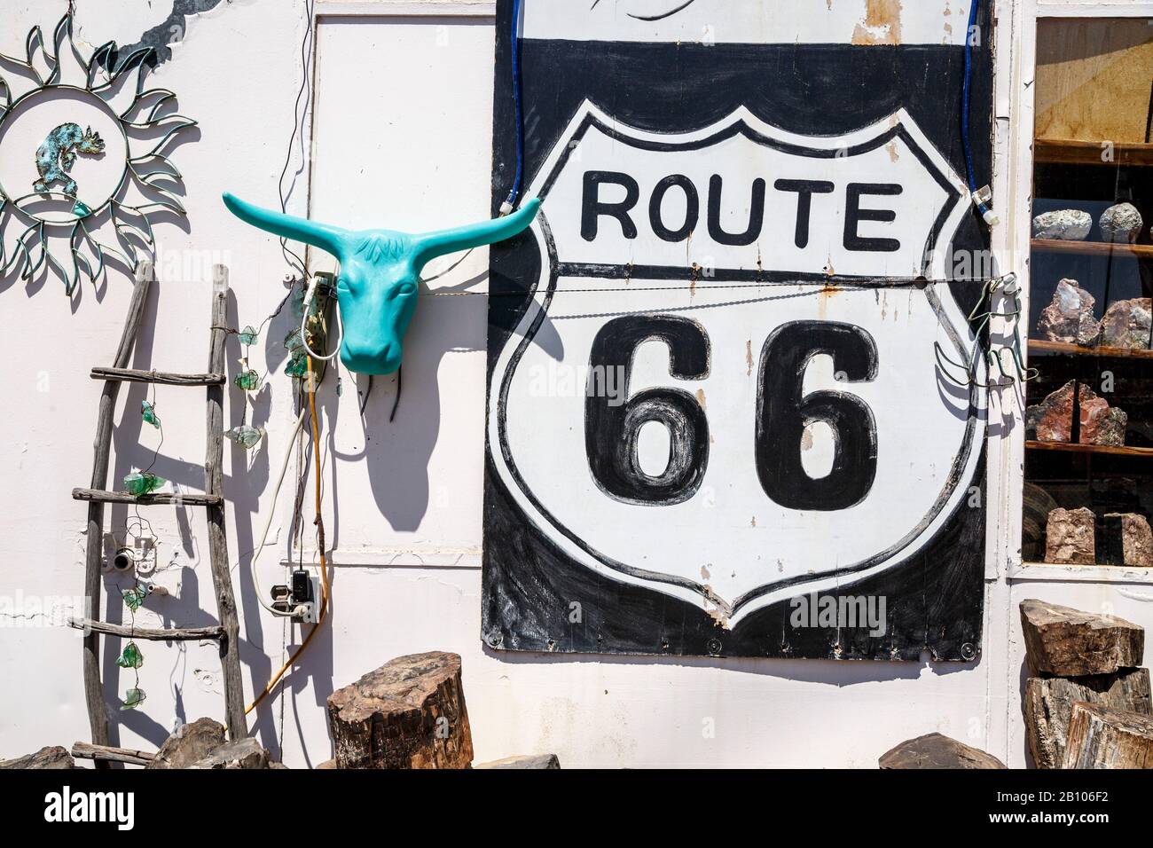 Holbrook, Historic Route 66, Navajo County, Arizona, USA Stock Photo ...