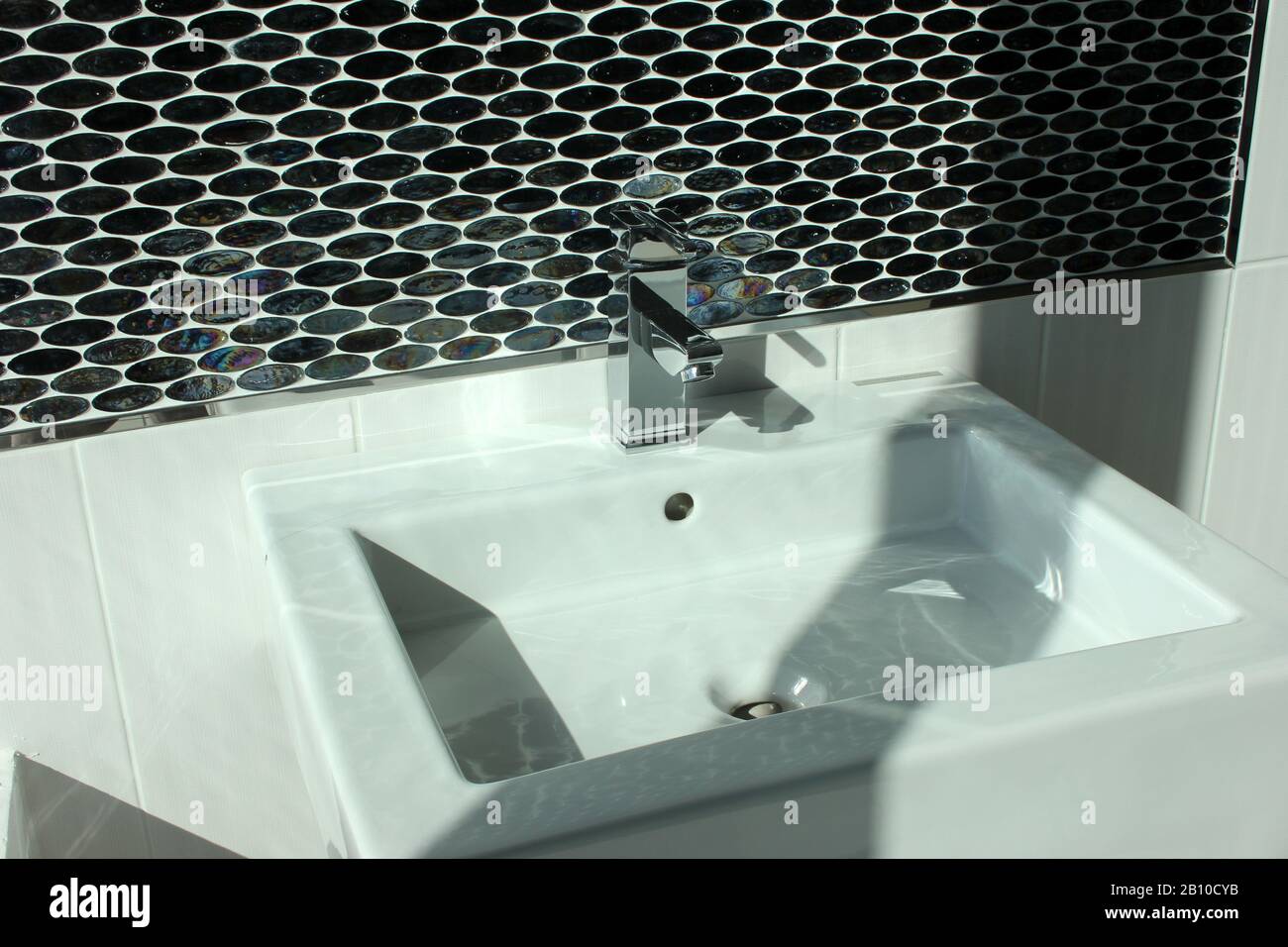 modern bathroom sink showroom Stock Photo Alamy
