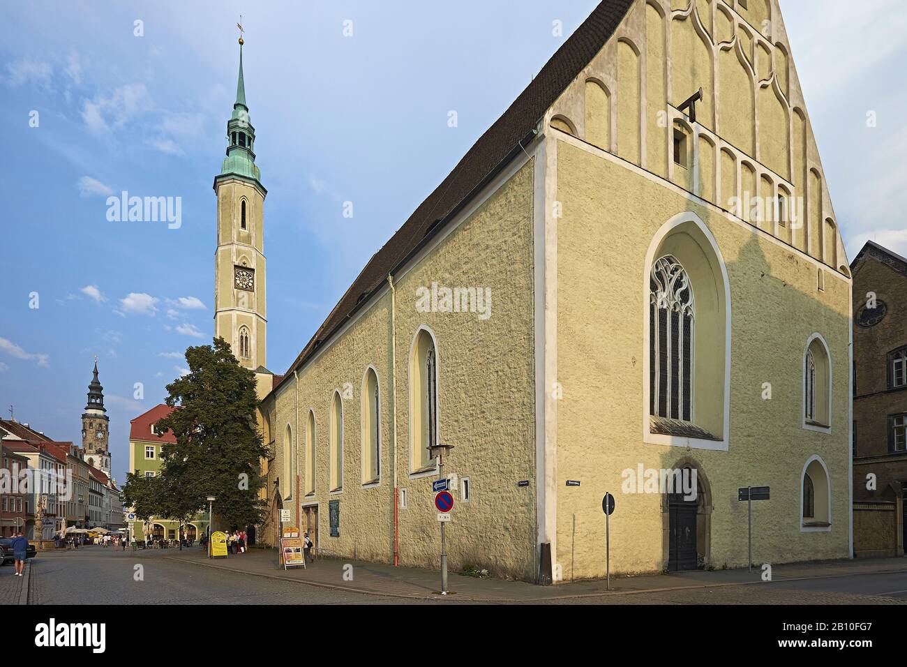 Holy Trinity Church at Obermarkt Görlitz, Saxony, Germany Stock Photo