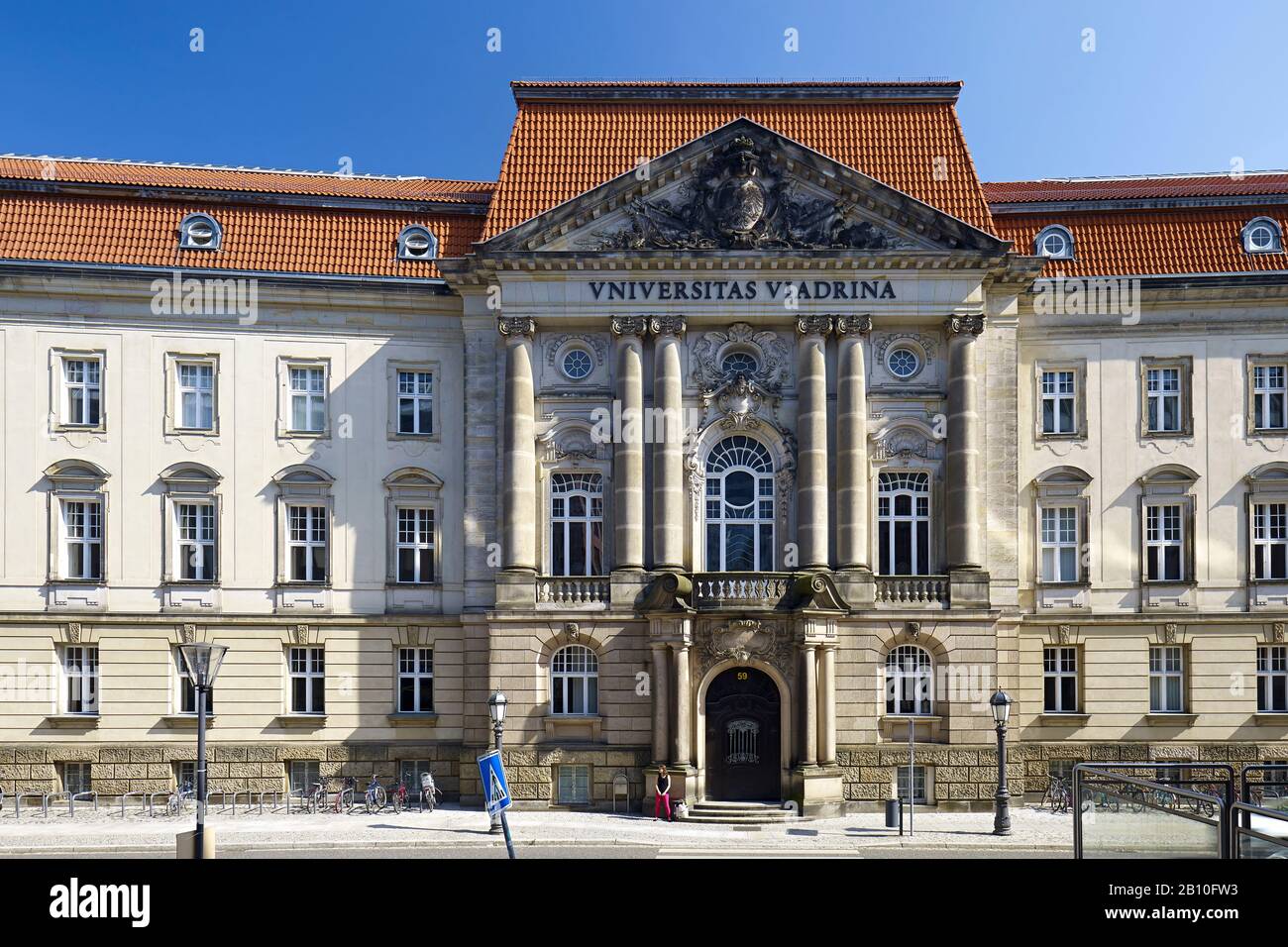 Historic university building of the European University Viadrina in Frankfurt (Oder), Brandenburg, Germany Stock Photo