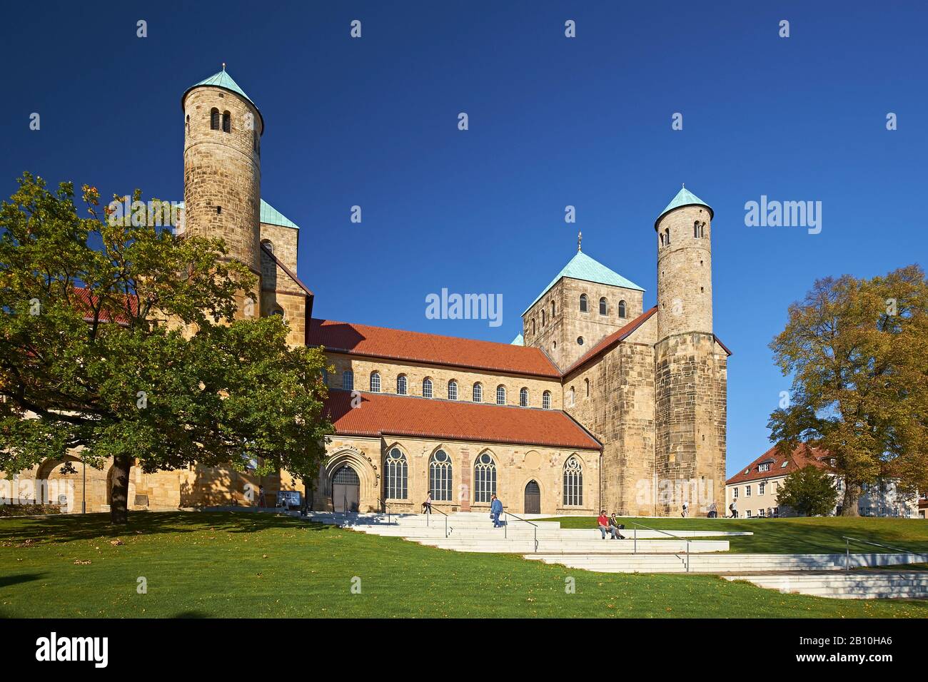 St. Michael Church in Hildesheim, Lower Saxony, Germany Stock Photo