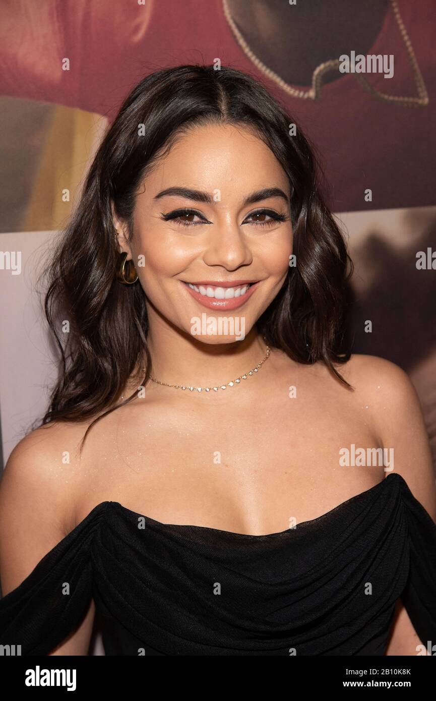 New York, United States. 21st Feb, 2020. Vanessa Hudgens attends the