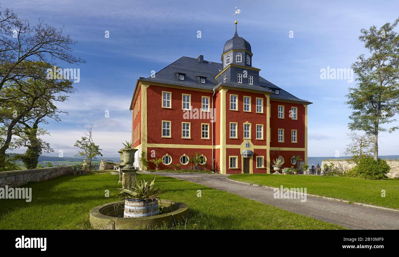 Brandenstein Castle near Ranis, Saale-Orla-Kreis, Thuringia, Germany Stock Photo
