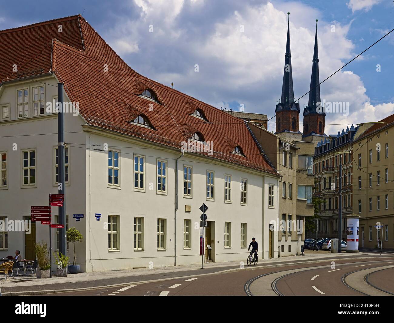 Music museum in the Wilhelm-Friedemann-Bach-Haus in Halle / Saale, Saxony-Anhalt, Germany Stock Photo