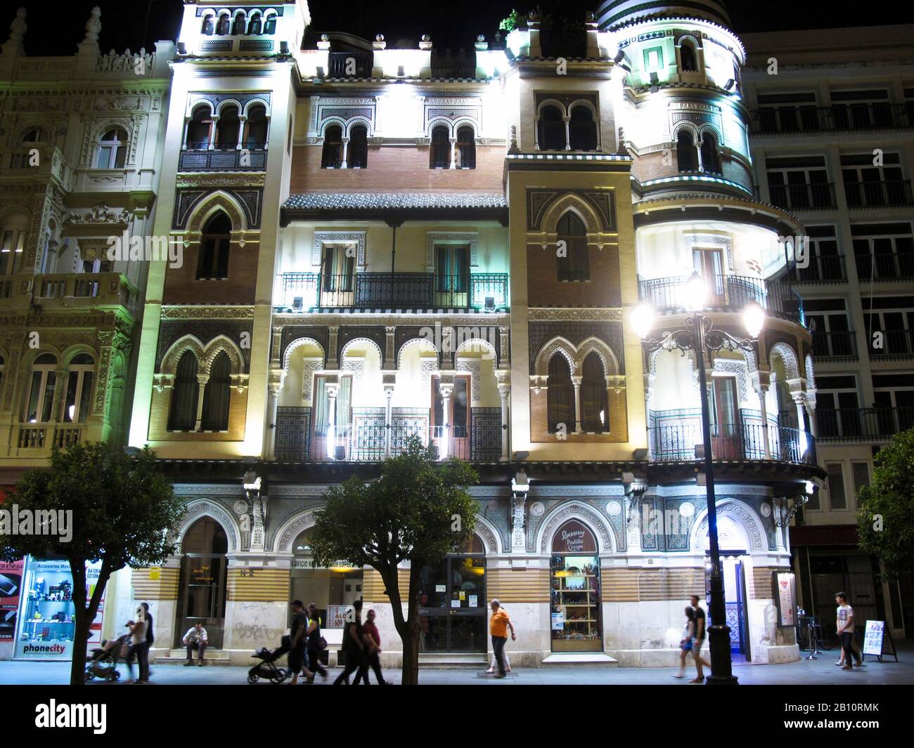 Adriatica building. Seville. Andalusia. Spain Stock Photo