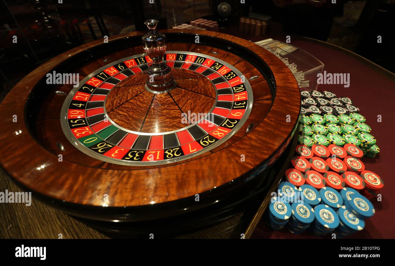 A roulette wheel in Las Vegas Stock Photo - Alamy