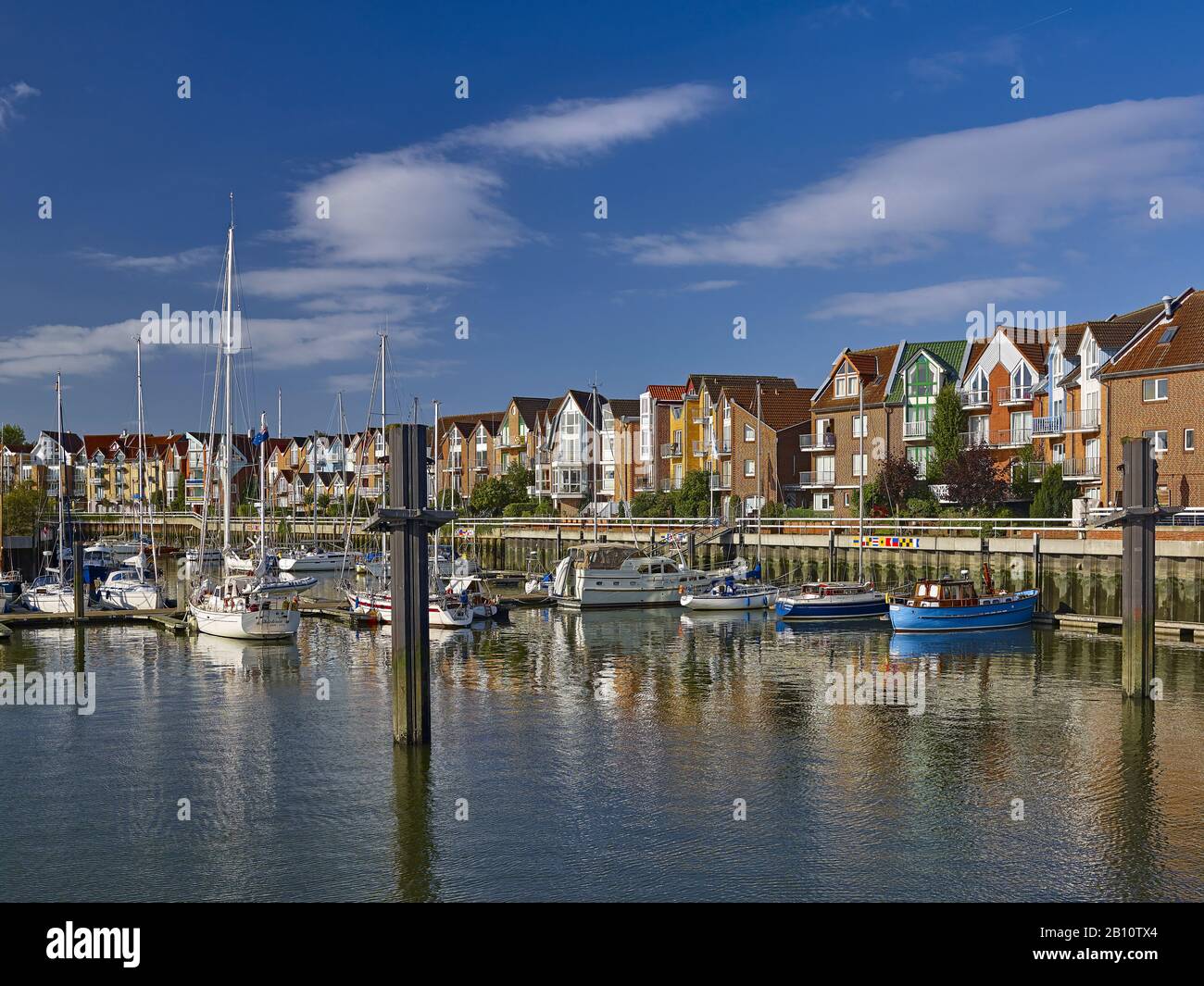 Marina in Cuxhaven, Lower Saxony, Germany Stock Photo Alamy