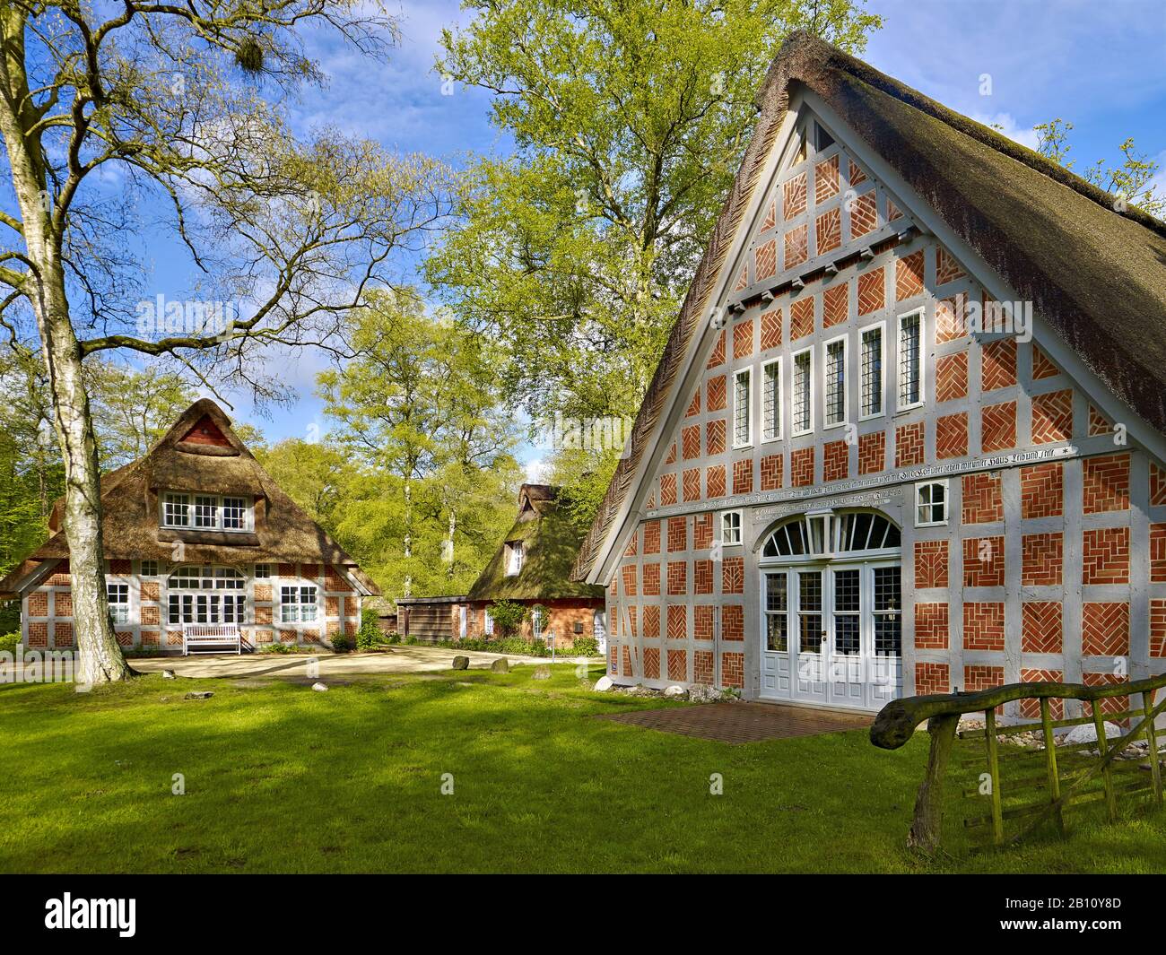 Haus im Schluh, residential house Martha Vogeler in Worpswede, Lower Saxony, Germany Stock Photo