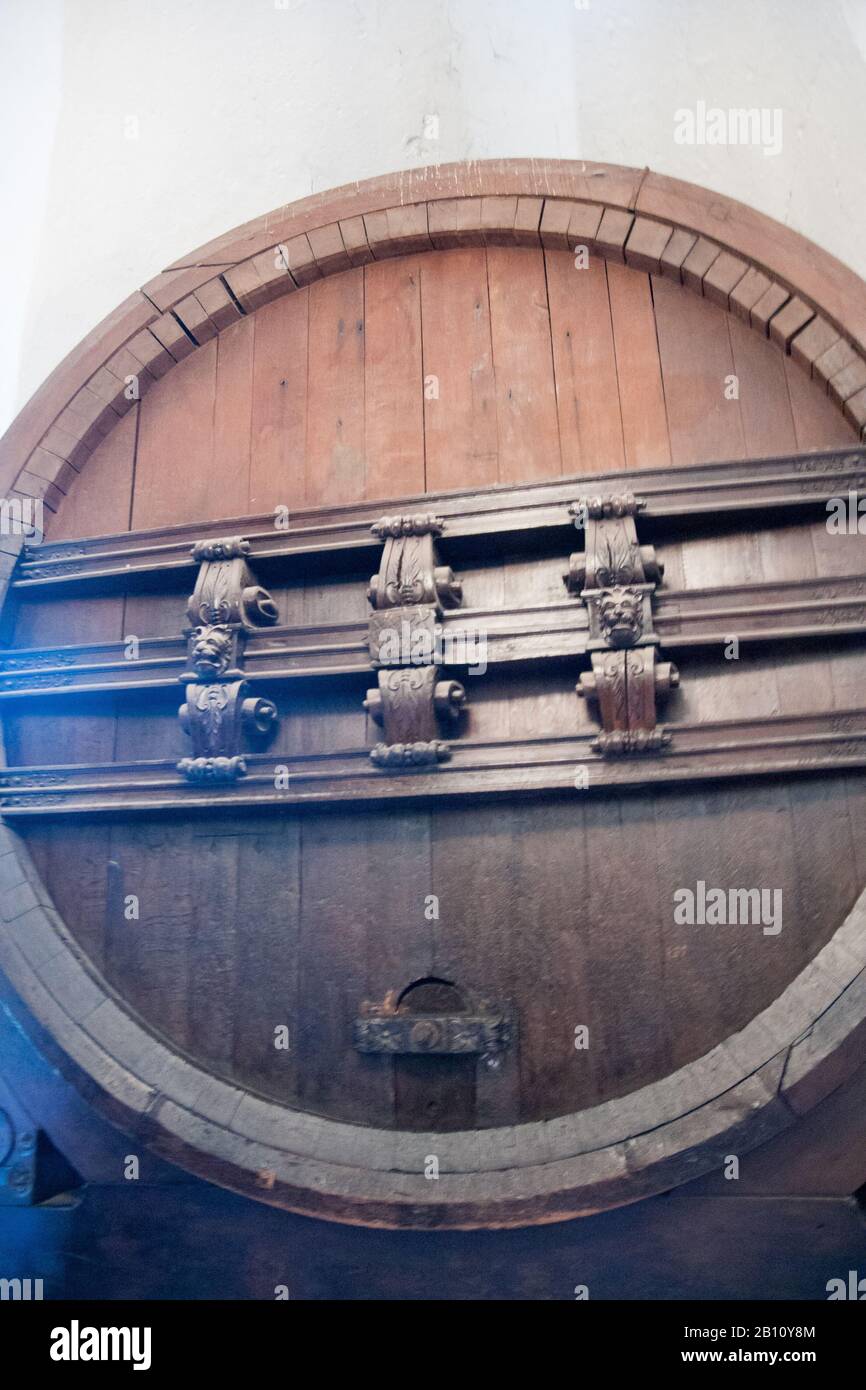 The biggest wine barrel in Heidelberg castle museum Stock Photo Alamy