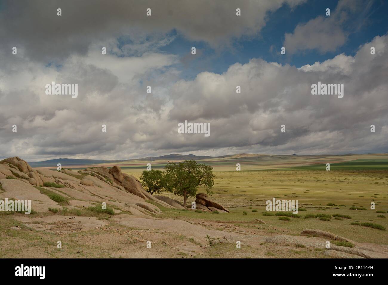 Sehnsuchtsland Mongolei Stock Photo
