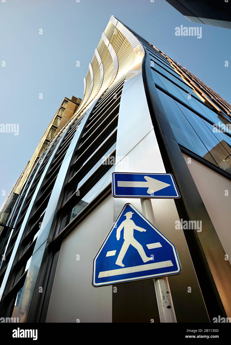 Japan, Honshu island, Kanto, Tokyo, building at Ginza district. Stock Photo