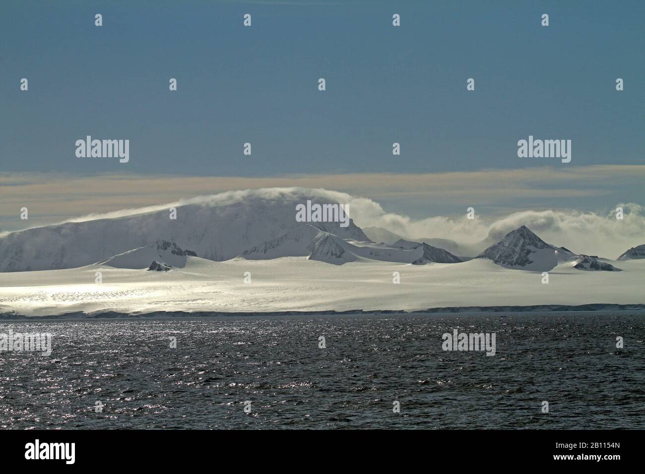 coastal scenery at the Weddell Sea, Antarctica, Weddell Sea Stock Photo