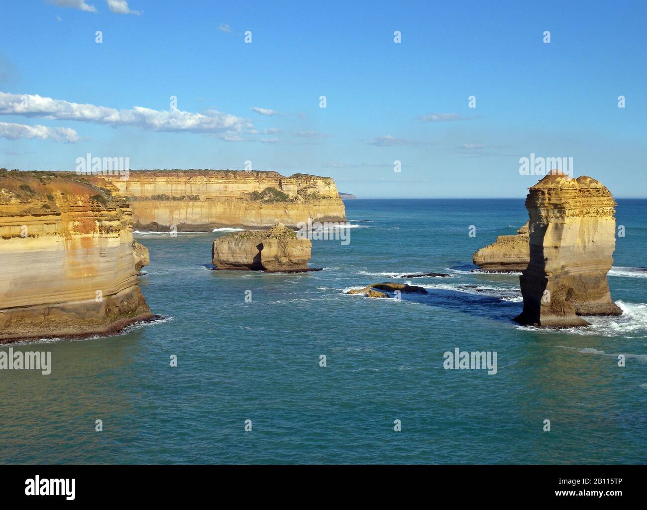 coast along the Great Ocean Road in Australia, Australia Stock Photo
