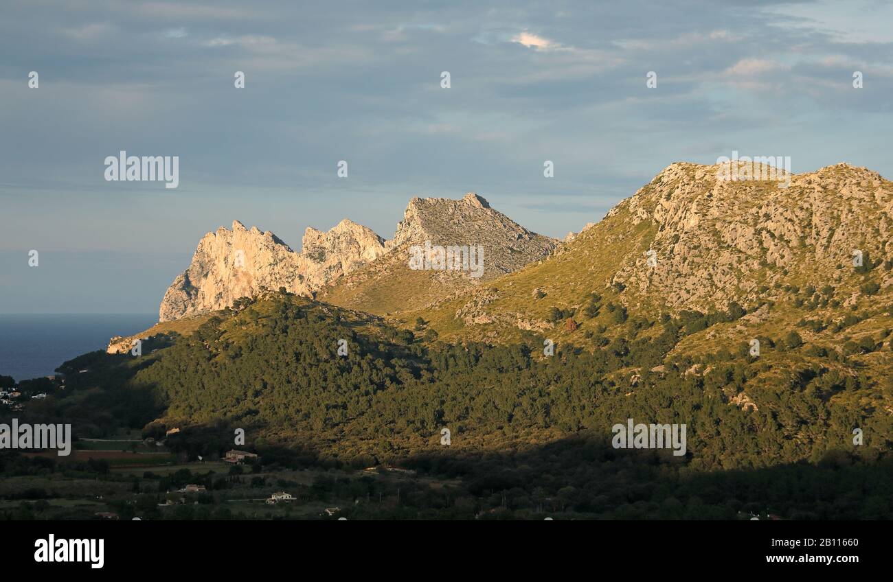 Serra de Tramuntana, Spain, Balearic Islands, Majorca, Mortitxet Stock Photo