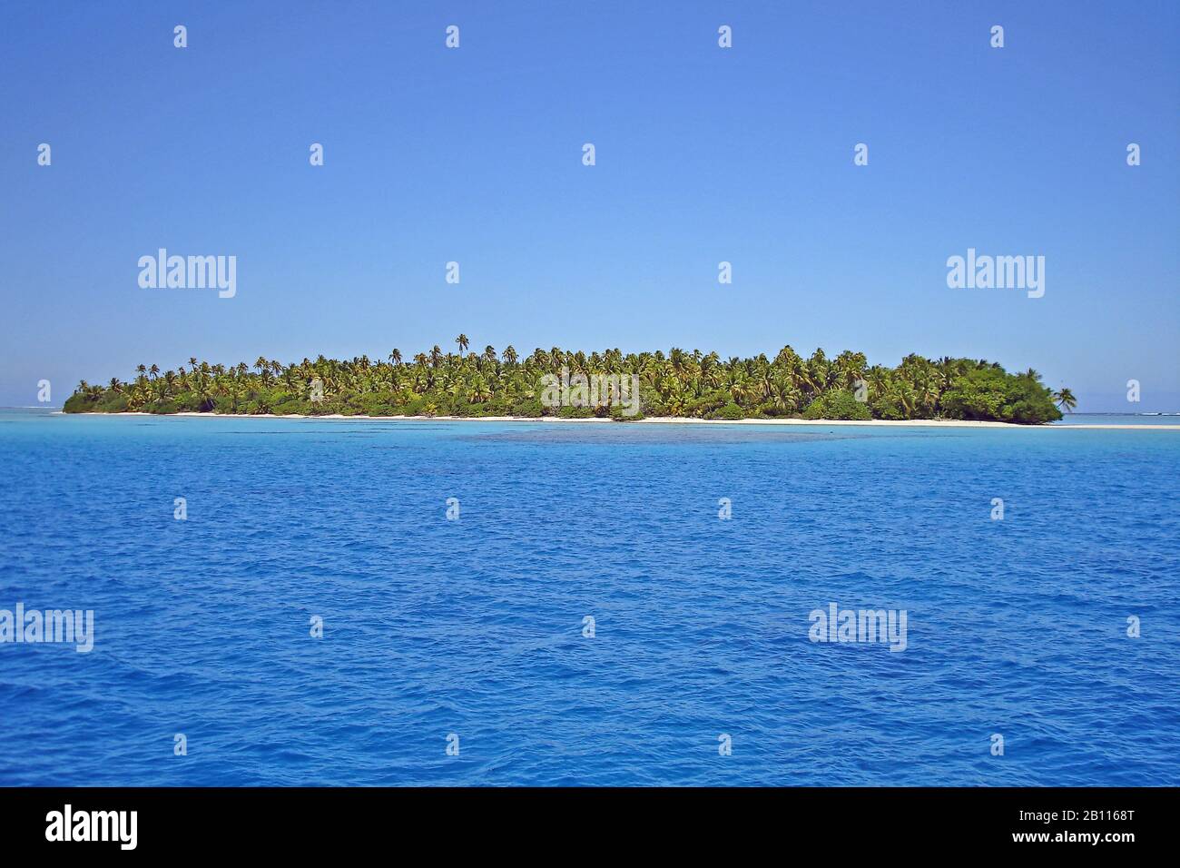 Tahanea Atoll in the Tuamotu Archipelago part of French Polynesia, Polynesia Stock Photo
