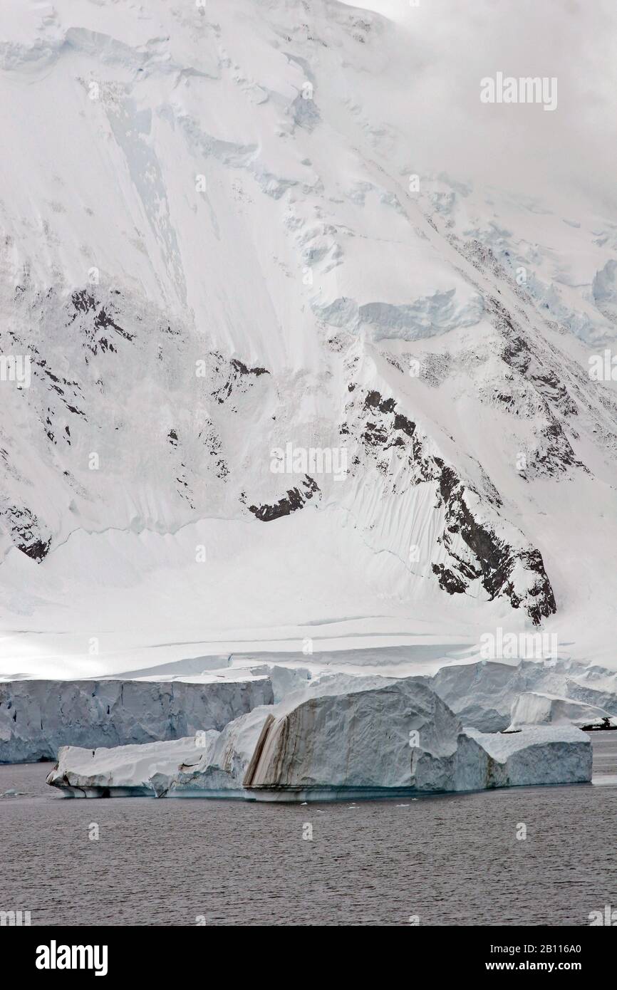 Scenery Neumayer Channel, Antarctica Stock Photo